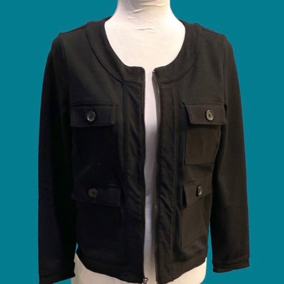 Banana Republic Utility Knit Jacket NWOT - Picture 2 of 15